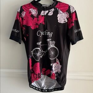Weimostar Black and Pink Cycling Jersey